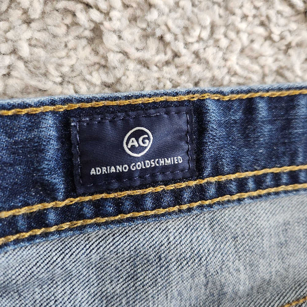 Adriano Goldschmied The Matchbox Slim Strait Cotton Blend Jeans Men's Size 31x34 - Picture 11 of 16